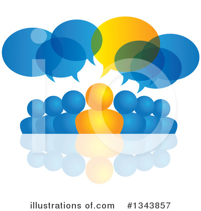 Royalty-Free (RF) Speech Balloon Clipart Illustration by ColorMagic - Stock Sample #1343857
