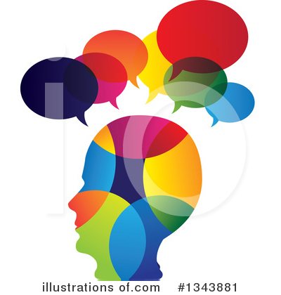 Royalty-Free (RF) Speech Balloon Clipart Illustration by ColorMagic - Stock Sample #1343881