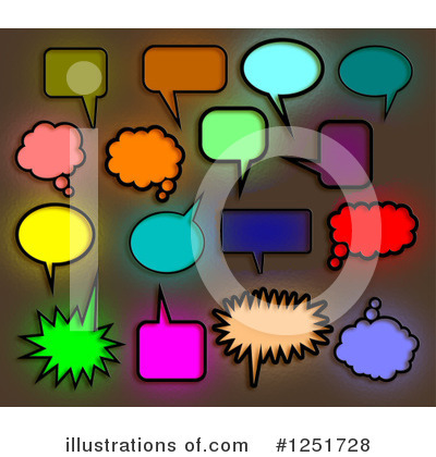 Royalty-Free (RF) Speech Bubble Clipart Illustration by Prawny - Stock Sample #1251728