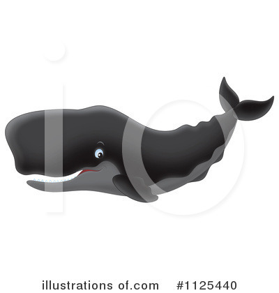 Royalty-Free (RF) Sperm Whale Clipart Illustration by Alex Bannykh - Stock Sample #1125440