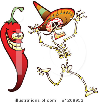 Royalty-Free (RF) Spicy Clipart Illustration by Zooco - Stock Sample #1209953