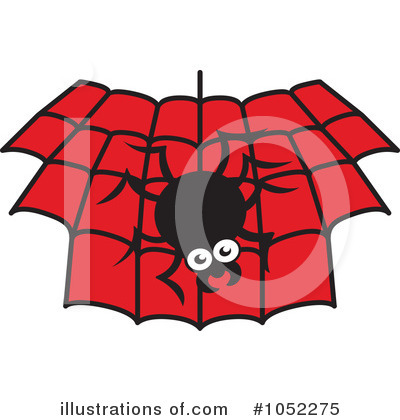 Royalty-Free (RF) Spider Clipart Illustration by Zooco - Stock Sample #1052275