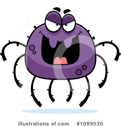 Royalty-Free (RF) Spider Clipart Illustration by Cory Thoman - Stock Sample #1089530