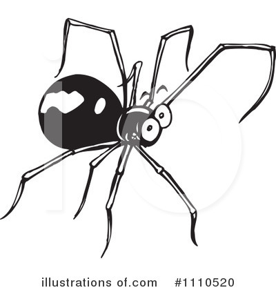 Spider Clipart #1110520 by Dennis Holmes Designs