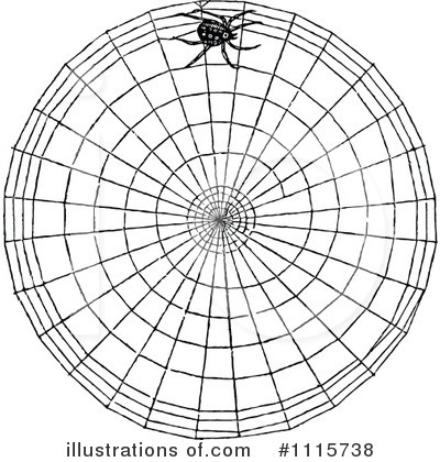 Spiderweb Clipart #1115738 by Prawny Vintage
