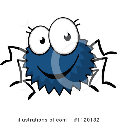 Royalty-Free (RF) Spider Clipart Illustration by Vector Tradition SM - Stock Sample #1120132