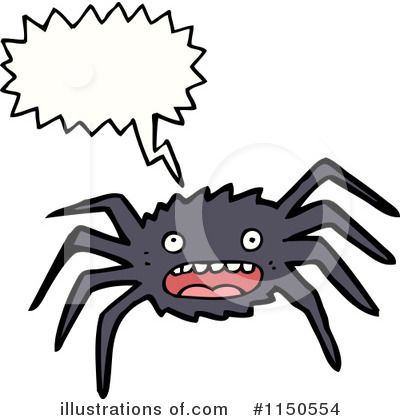 Royalty-Free (RF) Spider Clipart Illustration by lineartestpilot - Stock Sample #1150554