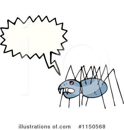 Royalty-Free (RF) Spider Clipart Illustration by lineartestpilot - Stock Sample #1150568