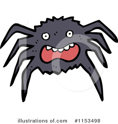 Royalty-Free (RF) Spider Clipart Illustration by lineartestpilot - Stock Sample #1153498