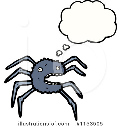 Royalty-Free (RF) Spider Clipart Illustration by lineartestpilot - Stock Sample #1153505