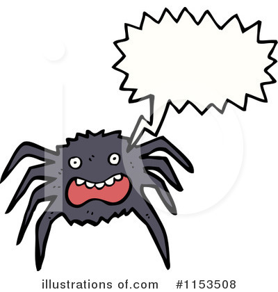 Royalty-Free (RF) Spider Clipart Illustration by lineartestpilot - Stock Sample #1153508