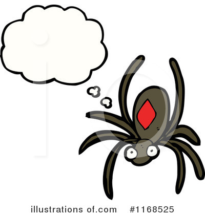 Royalty-Free (RF) Spider Clipart Illustration by lineartestpilot - Stock Sample #1168525