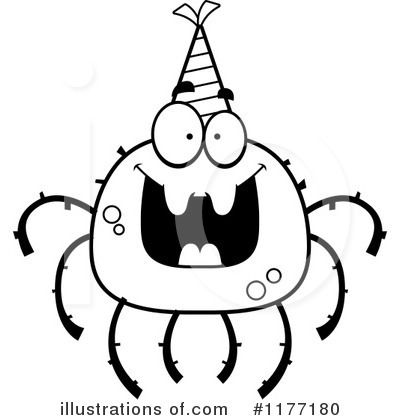 Royalty-Free (RF) Spider Clipart Illustration by Cory Thoman - Stock Sample #1177180