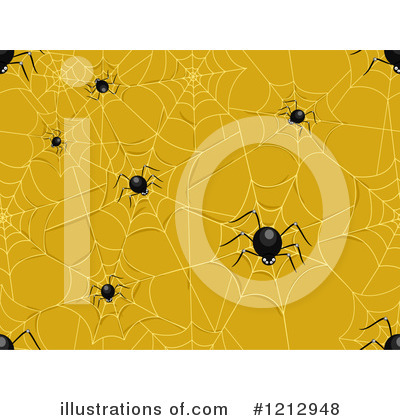 Royalty-Free (RF) Spider Clipart Illustration by BNP Design Studio - Stock Sample #1212948