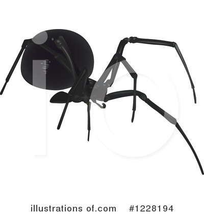 Royalty-Free (RF) Spider Clipart Illustration by dero - Stock Sample #1228194