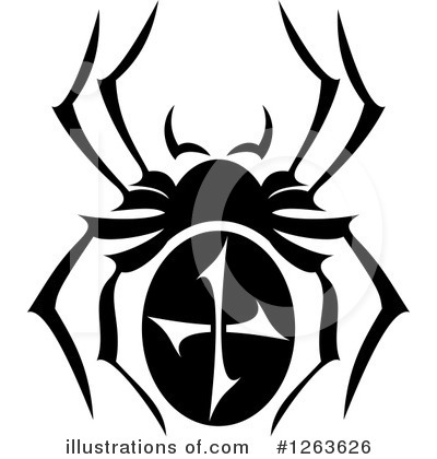 Spiders Clipart #1263626 by Vector Tradition SM