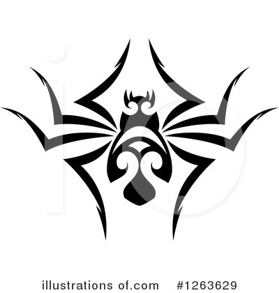 Royalty-Free (RF) Spider Clipart Illustration by Vector Tradition SM - Stock Sample #1263629