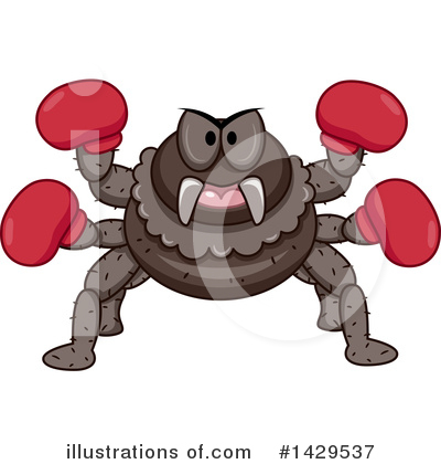Royalty-Free (RF) Spider Clipart Illustration by BNP Design Studio - Stock Sample #1429537