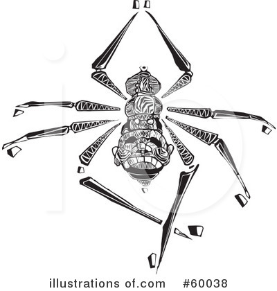 Royalty-Free (RF) Spider Clipart Illustration by xunantunich - Stock Sample #60038