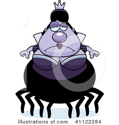 Royalty-Free (RF) Spider Queen Clipart Illustration by Cory Thoman - Stock Sample #1122284