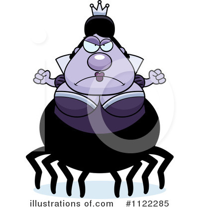 Royalty-Free (RF) Spider Queen Clipart Illustration by Cory Thoman - Stock Sample #1122285