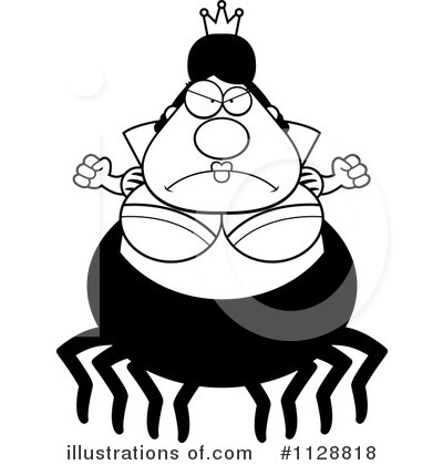 Royalty-Free (RF) Spider Queen Clipart Illustration by Cory Thoman - Stock Sample #1128818