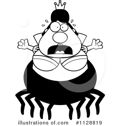 Royalty-Free (RF) Spider Queen Clipart Illustration by Cory Thoman - Stock Sample #1128819