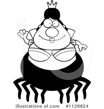 Royalty-Free (RF) Spider Queen Clipart Illustration by Cory Thoman - Stock Sample #1128824