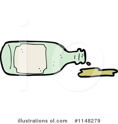 Wine Bottle Clipart #1148279 by lineartestpilot
