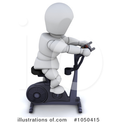 Royalty-Free (RF) Spin Bike Clipart Illustration by KJ Pargeter - Stock Sample #1050415
