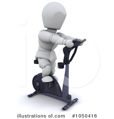 Spin Bike Clipart #1050416 by KJ Pargeter