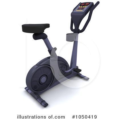 Royalty-Free (RF) Spin Bike Clipart Illustration by KJ Pargeter - Stock Sample #1050419