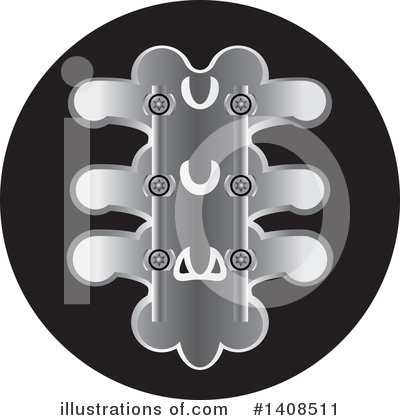 Royalty-Free (RF) Spine Clipart Illustration by Lal Perera - Stock Sample #1408511