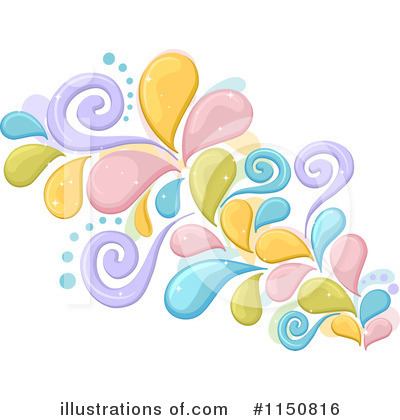 Swirls Clipart #1150816 by BNP Design Studio