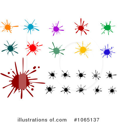 Royalty-Free (RF) Splatters Clipart Illustration by Vector Tradition SM - Stock Sample #1065137