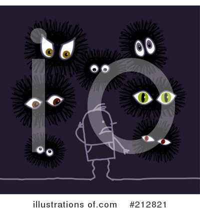 Royalty-Free (RF) Spooky Clipart Illustration by NL shop - Stock Sample #212821