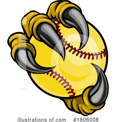 Softball Clipart #1806008 by AtStockIllustration