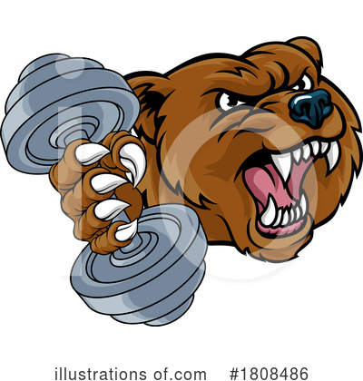 Grizzly Clipart #1808486 by AtStockIllustration
