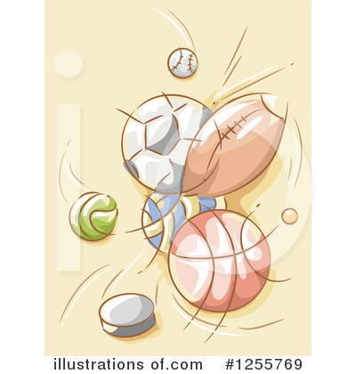Tennis Ball Clipart #1255769 by BNP Design Studio
