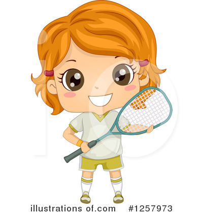 Squash Player Clipart #1257973 by BNP Design Studio