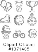 Sports Clipart #1371405 by Vector Tradition SM