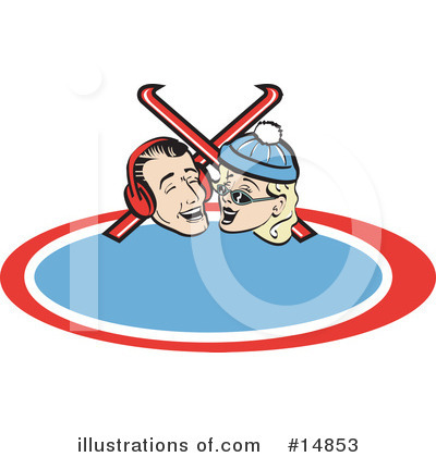 Skiing Clipart #14853 by Andy Nortnik