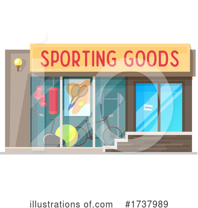 Shops Clipart #1737989 by Vector Tradition SM