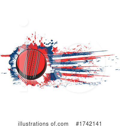 Cricket Ball Clipart #1742141 by Vector Tradition SM