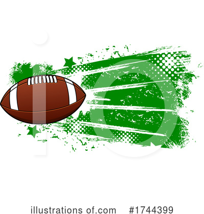 Footballs Clipart #1744399 by Vector Tradition SM