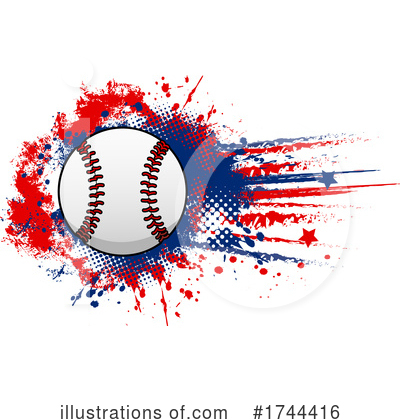 Baseball Clipart #1744416 by Vector Tradition SM