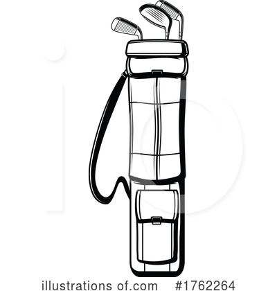Golf Bag Clipart #1762264 by Vector Tradition SM