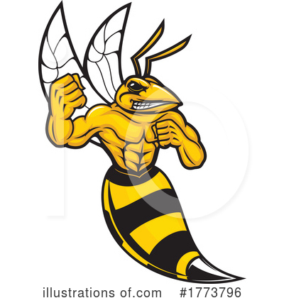 Bee Clipart #1773796 by Vector Tradition SM