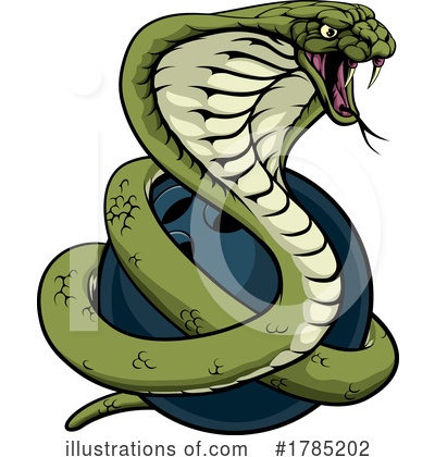 Cobra Snake Clipart #1785202 by AtStockIllustration