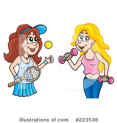 Royalty-Free (RF) Sports Clipart Illustration by visekart - Stock Sample #223536